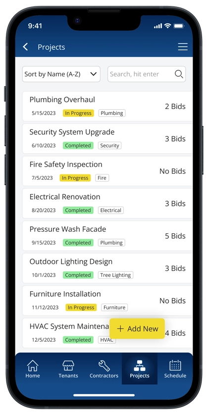 Projects List